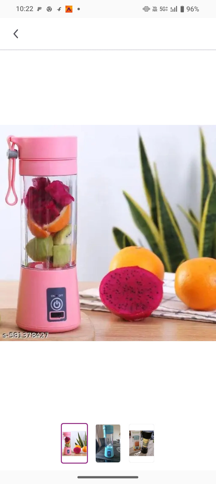 Portable juicer